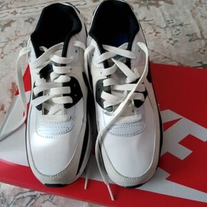 Nike Kids White and Black Sneakers